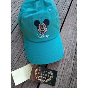 Dizzy Mickey Mouse Hat Cap Aquafilament Green Field Grade Strapback J14
